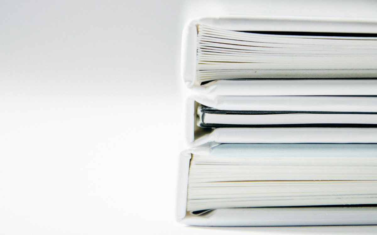 binder full of insurance documents